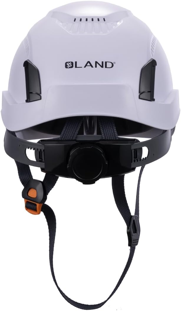 Land Helmets EcoPro Safety Helmet - ANSI/ISEA Z89.1-201 Type 1 Class C Vented - OSHA Approved - Lightweight Helmet with 6 Pt Suspension for Arborist, Industrial & Fall Protection