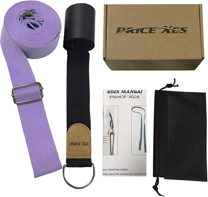 Leg Stretch Band - To Improve Leg Stretching - Easy Install on Door - Perfect Home Equipment For Ballet, Dance And Gymnastic Exercise Flexibility Stretching Strap Foot Stretcher Bands