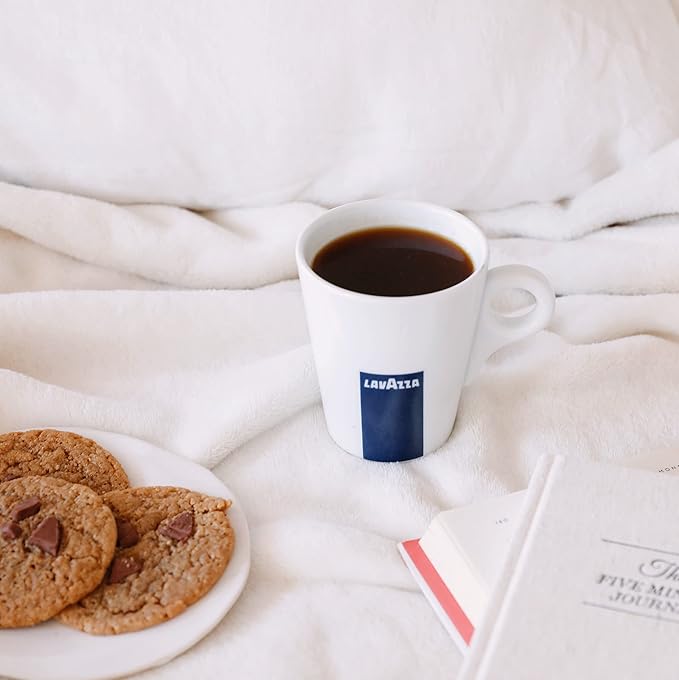 Lavazza Italian Roast Ground Coffee 6 Bags of 12oz, Dark Roast, Strong and Bold Taste, Intensity 5/5, 100% Arabica, Ideal for Drip Brewers, (Pack of 6) - Package May Vary