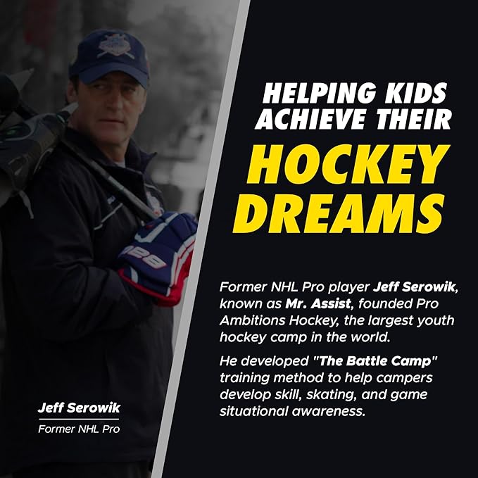 LLC - Hockey Trainer, Professional Field Hockey Ball for Solo Hockey Training, Off-Field Speed Training System, Hockey Stick Handling Balls, Portable with Sturdy Bungee Line, 1 Count