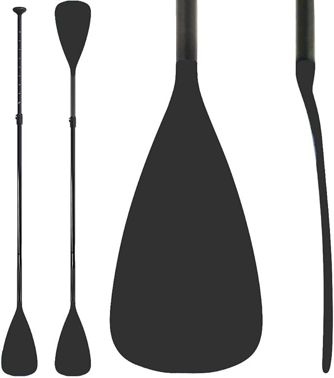 LBW SUP Paddle Board Paddle Stand up Paddleboard Paddles - 3-Piece or 4-Piece Floating Alloy Portable SUP Kayak Paddle Adjustable 2-Sided Paddle