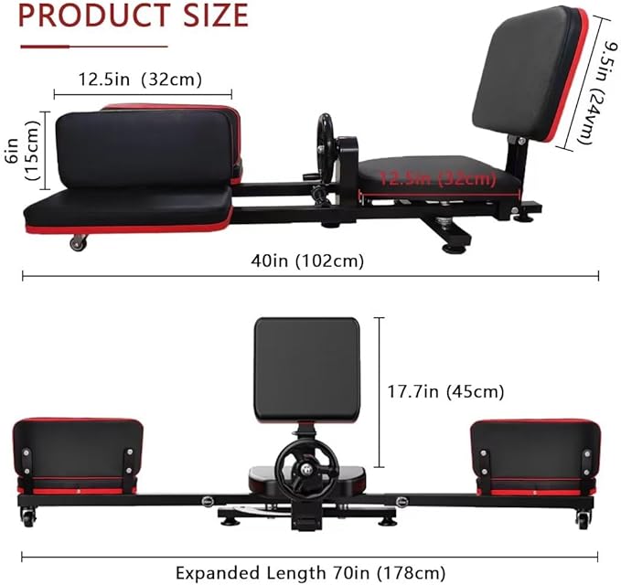 Leg-Stretcher, 300 LBS Leg Stretching Split Machine for Splits Flexibility Up to 230 Degree Split Machine Training Equipment for Adult and Kids Suitable for Home Dancing Room Gym