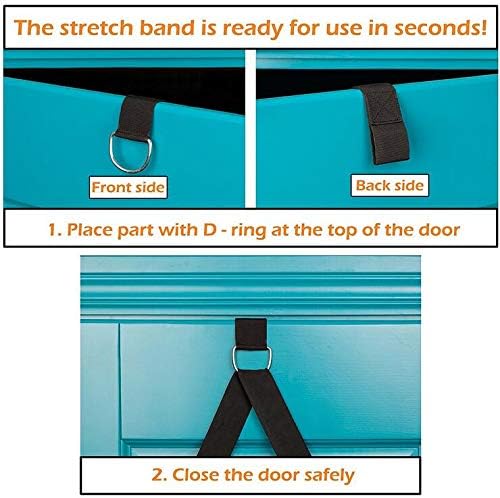 Leg Stretch Band - To Improve Leg Stretching - Easy Install on Door - Perfect Home Equipment For Ballet, Dance And Gymnastic Exercise Flexibility Stretching Strap Foot Stretcher Bands