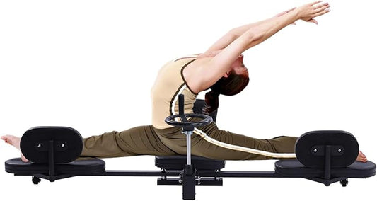 Leg Stretcher, 100kg/220.46lbs Heavy Duty Profi Leg Stretcher Machine Gymnastics Yoga Splits Leg Stretching Flexibility Equipment MMA Training Machine Martial Arts Gear for Home Gym Training Fitness