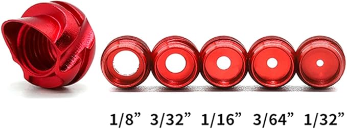 Linkboy Archery 37/45 Degree Hooded Peep Sight Compound Bow Peep Sight Inner Core 6X/8X Clarifier Aperture Lens Kits for Hunting