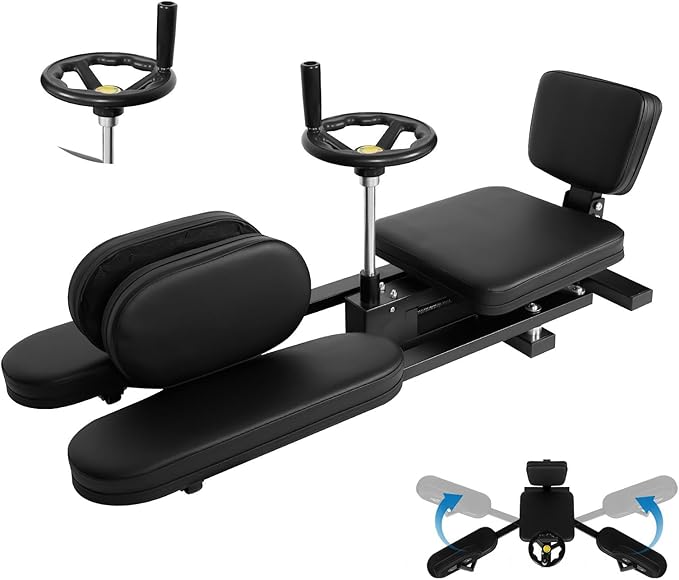 Leg Stretcher Machine, 330 LBS Hip Flexor and Leg Stretcher Machine for Improved Flexibility, Heavy Duty Split Machine Adjustable for Splits Training at Home