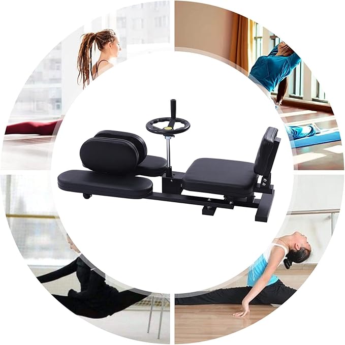 Leg Stretcher, 100kg/220.46lbs Heavy Duty Profi Leg Stretcher Machine Gymnastics Yoga Splits Leg Stretching Flexibility Equipment MMA Training Machine Martial Arts Gear for Home Gym Training Fitness