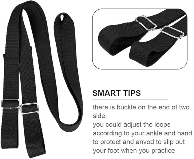 Leg Stretch Band - To Improve Leg Stretching - Easy Install on Door - Perfect Home Equipment For Ballet, Dance And Gymnastic Exercise Flexibility Stretching Strap Foot Stretcher Bands