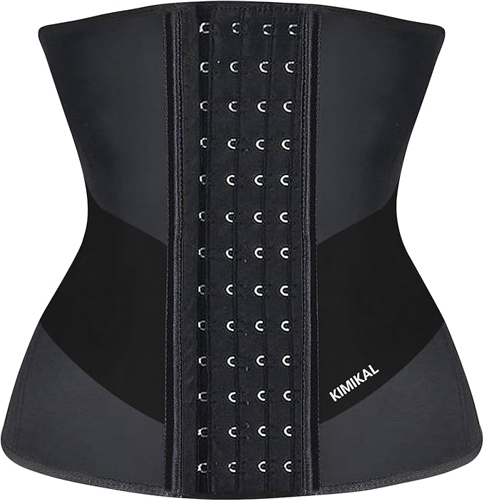 KIMIKAL Women Waist Trainer Corset Belt: Under Clothes Sport Tummy Control Long Torso Shapewear