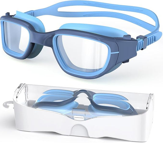 Kids Swim Goggles,Swimming Goggles for Kids 6-14, Anti-Fog UV Protection Pool Glasses for Boys Girls