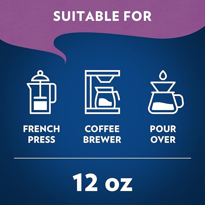 Lavazza Italian Roast Ground Coffee 6 Bags of 12oz, Dark Roast, Strong and Bold Taste, Intensity 5/5, 100% Arabica, Ideal for Drip Brewers, (Pack of 6) - Package May Vary