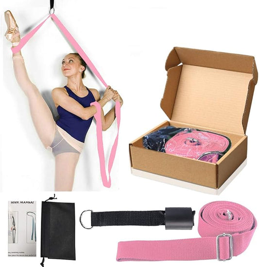 Leg Stretcher, Door Flexibility & Stretching Leg Strap - Great for Ballet Cheer Dance Gymnastics or Any Sport Leg Stretcher Door Flexibility Trainer Premium Stretching Equipment