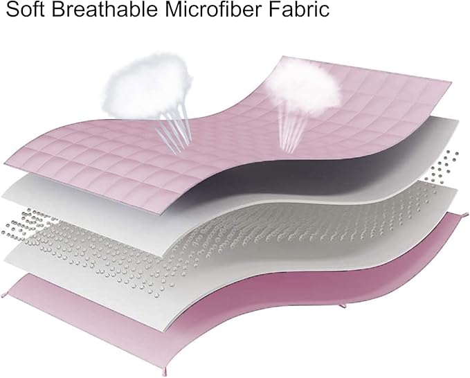 L'AGRATY Weighted Blanket - 48"x72" 15lbs Cooling Breathable Heavy Blanket Microfiber Material with Glass Beads for Adult All-Season Summer Fall Winter Soft Thick Comfort