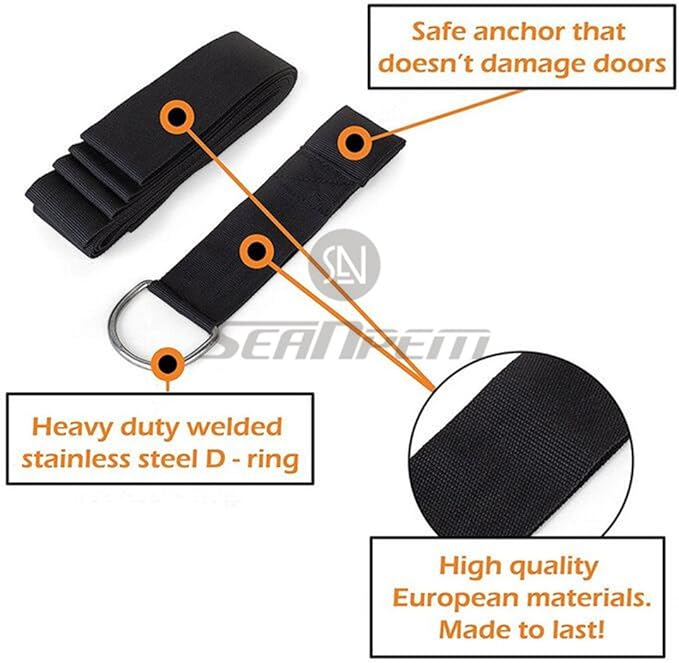 Leg Stretch Band - To Improve Leg Stretching - Easy Install on Door - Perfect Home Equipment For Ballet, Dance And Gymnastic Exercise Flexibility Stretching Strap Foot Stretcher Bands