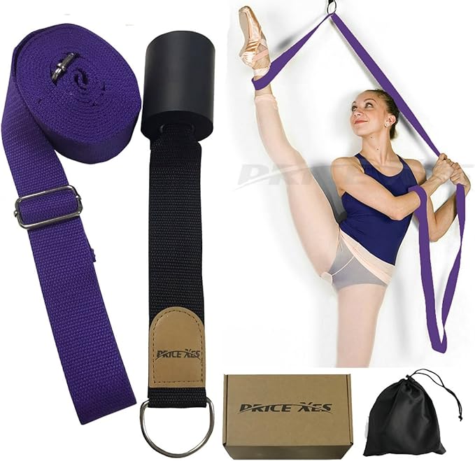 Leg Stretch Band - To Improve Leg Stretching - Easy Install on Door - Perfect Home Equipment For Ballet, Dance And Gymnastic Exercise Flexibility Stretching Strap Foot Stretcher Bands