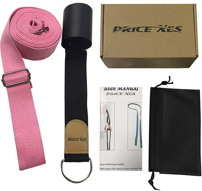 Leg Stretch Band - To Improve Leg Stretching - Easy Install on Door - Perfect Home Equipment For Ballet, Dance And Gymnastic Exercise Flexibility Stretching Strap Foot Stretcher Bands