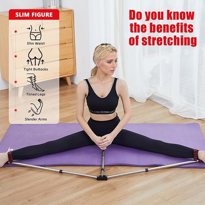 Leg Stretcher，300lbs Leg Stretcher Split Machine,for Flexibility Heavy Duty Leg Stretching Equipment Stretching Training Machine Split Leg Training for Home Yoga Dance Gym
