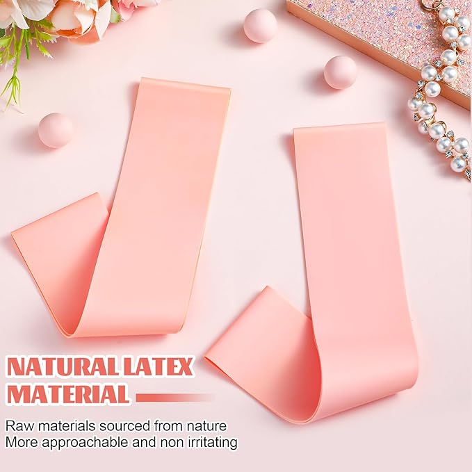 2 Pcs Toe and Foot Stretcher for Ballet, Feet Arch Stretching Band Pink Foot Resistance Band for Gymnastics, Ballet, Dancers, Artistic Swimmers, Improved Flexibility and Technique