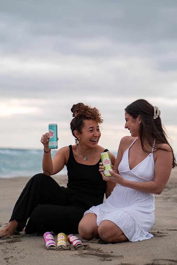 Life Cider | 12 Pack (12 Fl Oz) | Mango Citrus | Sparkling Apple Cider Vinegar Beverage | Digestive Health & Immunity Benefits | Low Calorie & Low Carb Drinks | Vitamins C, D3, Zinc, B12