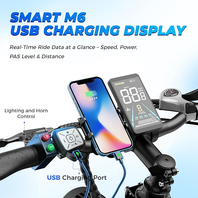 LEONX M2 Pro Electric Bike,1800W Motor Electric Bike for Adults, 26'' x 4.0'' Fat Tire Ebike with 48V 17.5AH Battery, 36MPH 85Miles Long Range Electric Mountain Bike, Up to 110 Nm