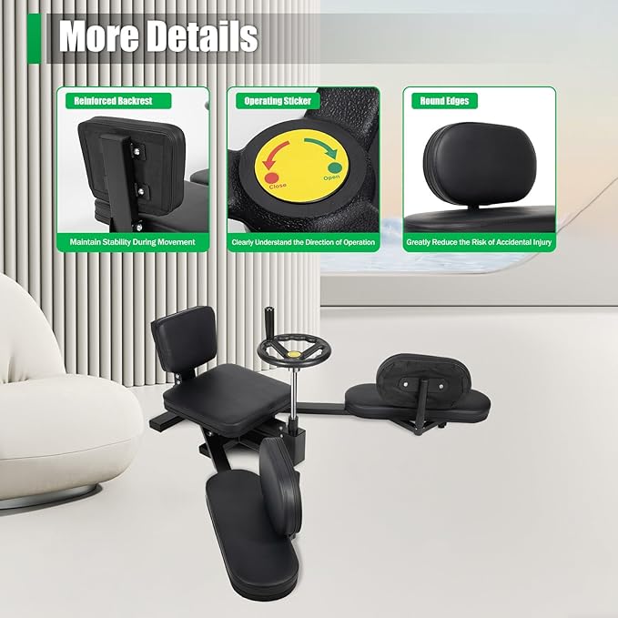 Leg Stretcher, Heavy Leg Stretcher Leg Split Machine for Flexibility Stretching Equipment Fitness Equipment, Fitness Beauty, Ballet, Yoga, Leg Stretcher Stretching Machine Split Leg Training