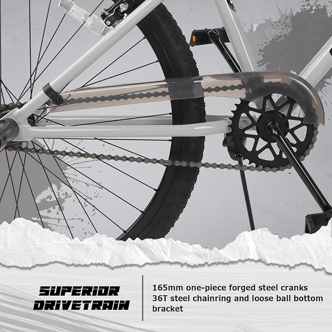 20 24 26 Inch BMX Race Bike Trident Bicycles Beginner-Level to Advanced Riders with 2 Pegs, Multiple Colors