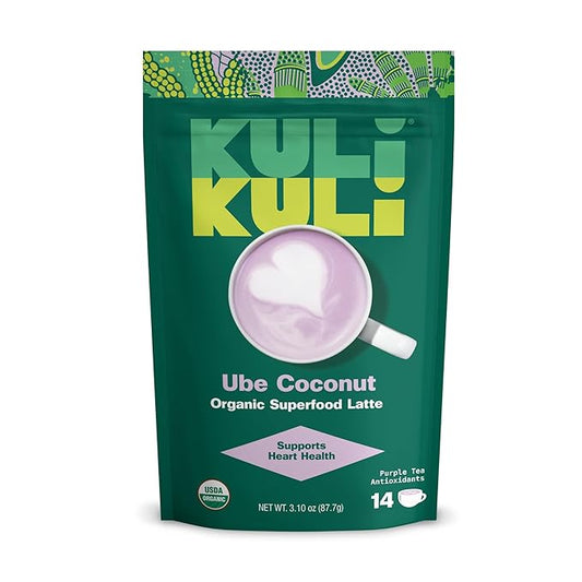 KULI KULI Organic Ube Coconut Superfood Latte, 3.1 OZ