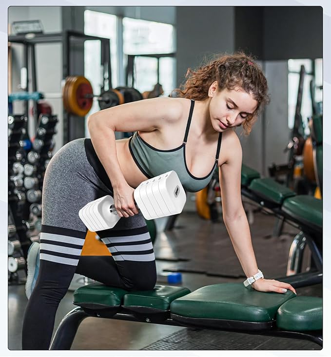 15LB 20LB 50LB Adjustable Dumbbell Set Free Weights Dumbbells Set for Women Men Hand Weights Sets Adjust Dumbbell Weight Sets for Home Gym Exercise Workout Strength Training Equipments