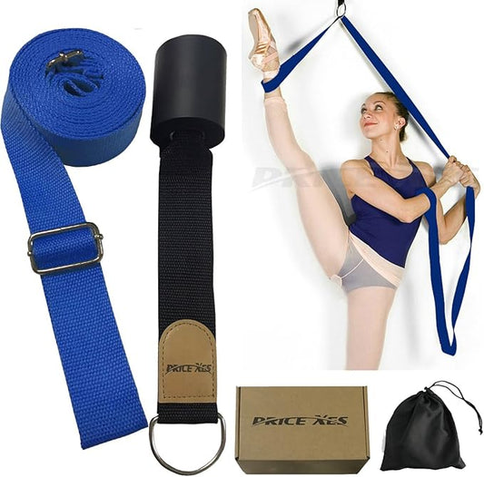Leg Stretch Band - To Improve Leg Stretching - Easy Install on Door - Perfect Home Equipment For Ballet, Dance And Gymnastic Exercise Flexibility Stretching Strap Foot Stretcher Bands