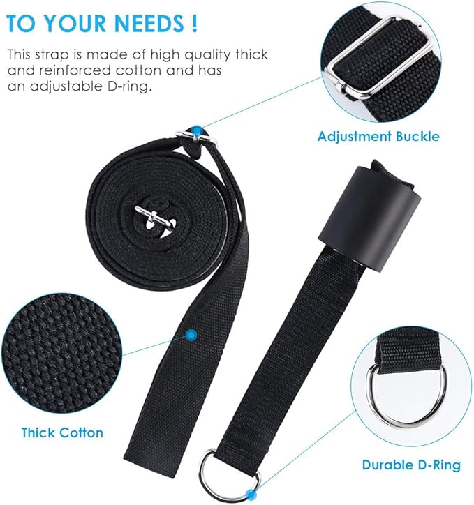 Leg Stretcher, Door Flexibility & Stretching Leg Strap - Great for Ballet Cheer Dance Gymnastics or Any Sport Leg Stretcher Door Flexibility Trainer Premium Stretching Equipment