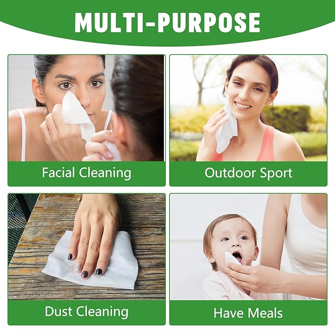 180 PCS Compressed Towel, Mini Compressed Towel Tablets, Disposable Compressed Face Towels, Camping Towel, Portable Bulk Compressed Coin Tissues for Home, Travel, Outdoor Sports