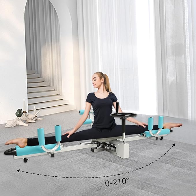 Leg Stretcher 210 Degrees Split Machine for Flexibility Stretching Equipment 330LBS Leg Stretching Split Machine Home Gym Inner Thigh Training Stretching for Dancers Adult
