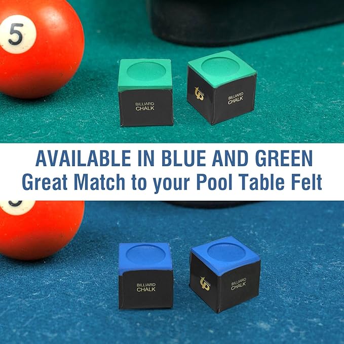 Pool Chalk Cubes Pool Table Accessories for Billiard Table