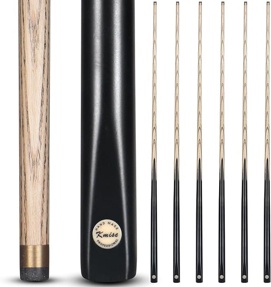 Kmise Pool Cue Sticks, 41"/57??58" Hardwood Pool Cue Set of 4/6/8, 13OZ/20OZ with 13/10 MM Brass Tips, Table Billiard Cue Stick for Bar, Home, Billiard Room
