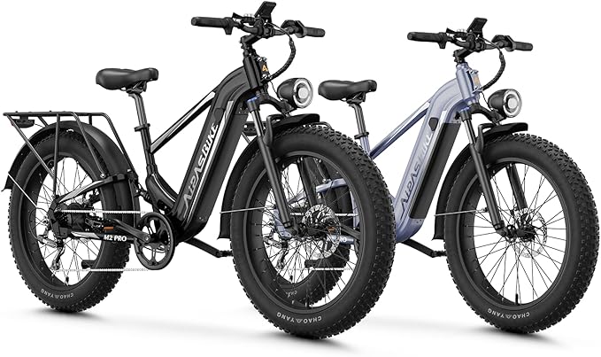 LEONX M2 Pro Electric Bike,1800W Motor Electric Bike for Adults, 26'' x 4.0'' Fat Tire Ebike with 48V 17.5AH Battery, 36MPH 85Miles Long Range Electric Mountain Bike, Up to 110 Nm
