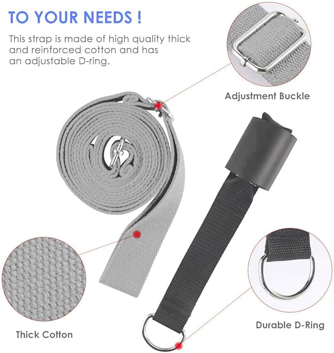 Leg Stretcher, Door Flexibility & Stretching Leg Strap - Great for Ballet Cheer Dance Gymnastics or Any Sport Leg Stretcher Door Flexibility Trainer Premium Stretching Equipment