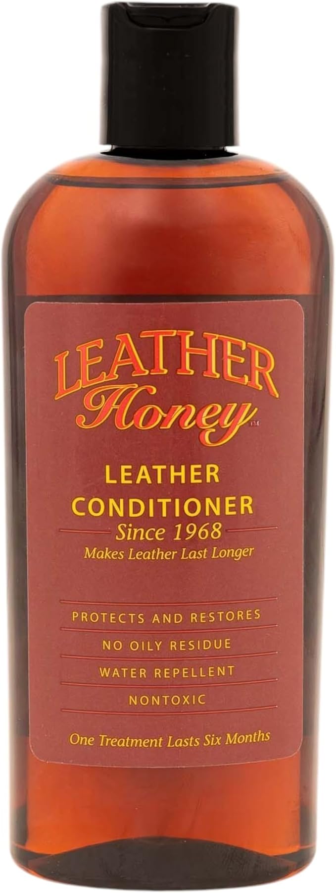 Leather Honey Leather Conditioner, Since 1968. for All Leather Items Including Auto, Furniture, Shoes, Purses and Tack. Non-Toxic and Made in The USA / 8 Fl Oz (Pack of 1)