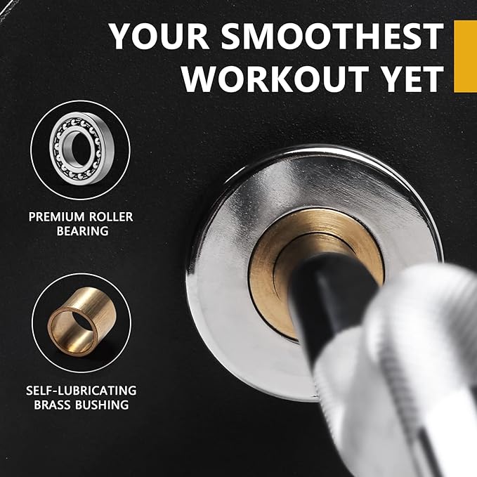 LIONSCOOL Premium 4ft/4.9ft/6ft Barbell for Strength Training and Olympic Weightlifting, 2 Inch Bar for Squats, Curls, Deadlifts, Presses, Hip Thrusts, 350lbs/500lbs/700lbs Weight Capacity