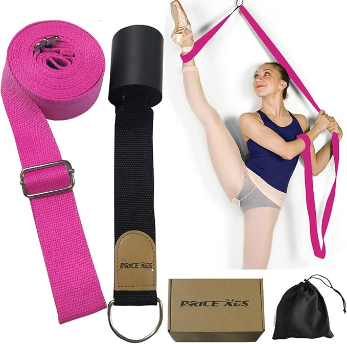 Leg Stretch Band - To Improve Leg Stretching - Easy Install on Door - Perfect Home Equipment For Ballet, Dance And Gymnastic Exercise Flexibility Stretching Strap Foot Stretcher Bands