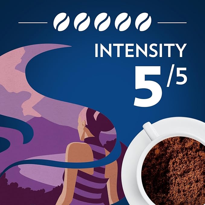 Lavazza Italian Roast Ground Coffee 6 Bags of 12oz, Dark Roast, Strong and Bold Taste, Intensity 5/5, 100% Arabica, Ideal for Drip Brewers, (Pack of 6) - Package May Vary