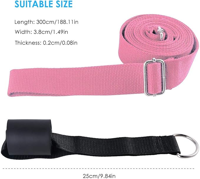 Leg Stretcher, Door Flexibility & Stretching Leg Strap - Great for Ballet Cheer Dance Gymnastics or Any Sport Leg Stretcher Door Flexibility Trainer Premium Stretching Equipment