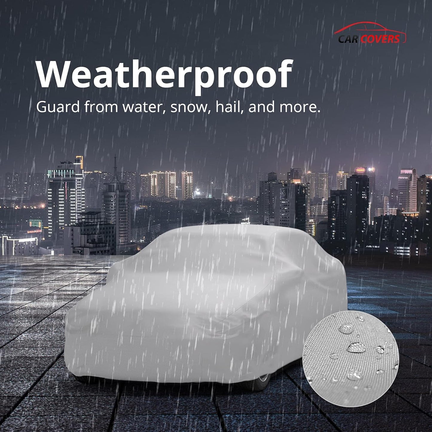 Car Covers Weatherproof Max Car Cover & Warranty Compatible with Porsche 1989-1994 911 Carrera 2, Carrera 4 (Type 964) – Outdoor Cover Theft Cable Lock Car Accessories Better Than Waterproof