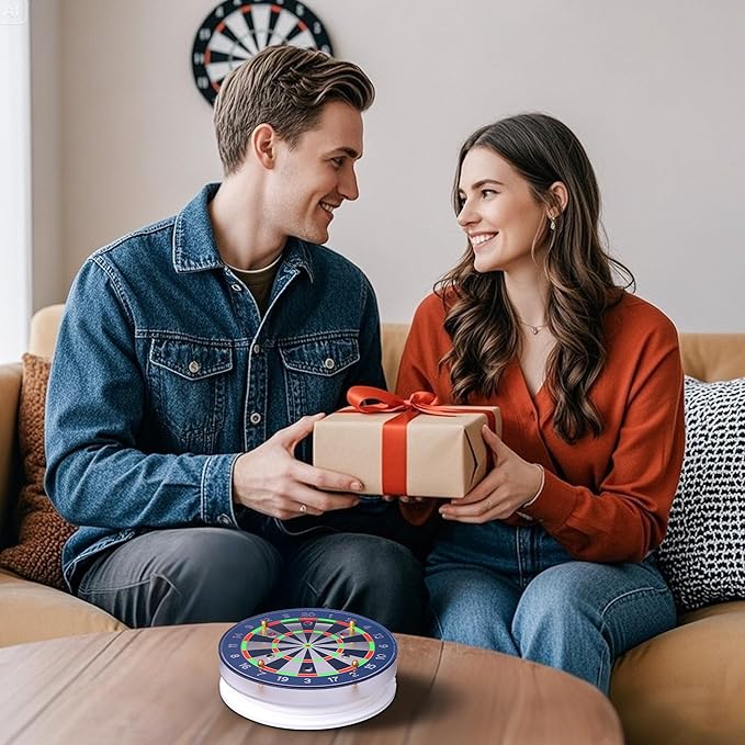 Light Up Dart Holder, Acrylic Dart Holder with Multiple Color Modes and Brightness Adjustment Function with Remote Control, Birthday Christmas Dart Gifts for Men or Darts Enthusiasts