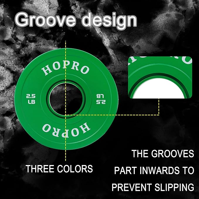 2-Inch Olympic Bumper Plates, Perfect Weight Plates for Weightlifting and Strength Training, Multiple Weights Available