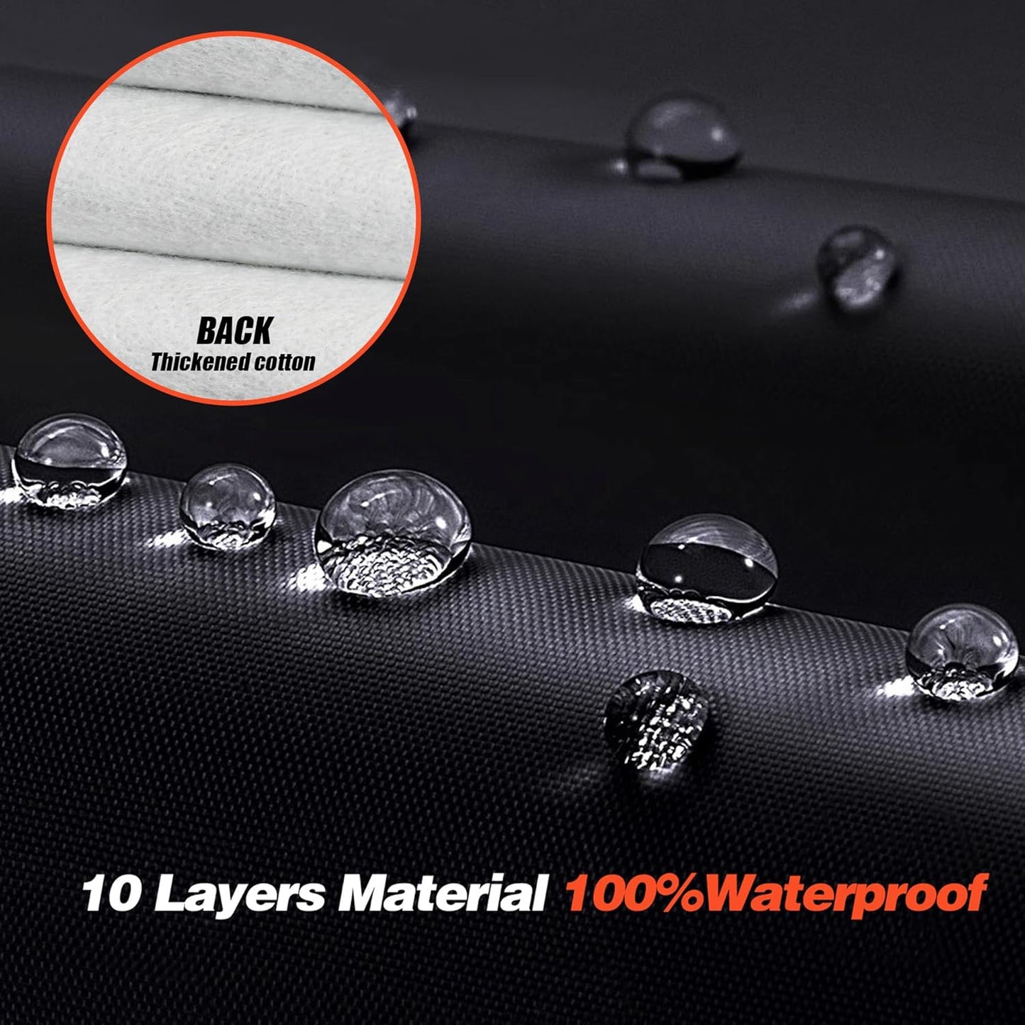 BMW X3 Car Cover 100% Waterproof All Weather, Gift with Towel, 10 Layers SUV Car Cover Custom Fit 2003-2025 BMW X3/X3M, Full Exterior Car Covers Rain Sun UV Protection with Door Zipper.
