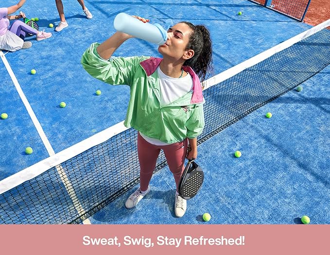 26 oz Insulated Water Bottle with 2-in-1 Straw and Spout Lid, Keep Cold 24H, Leak-Proof, Fits in Car Cup Holder, Stainless Steel Water Bottle for Sports, Travel, and School (Fluttering Amour)