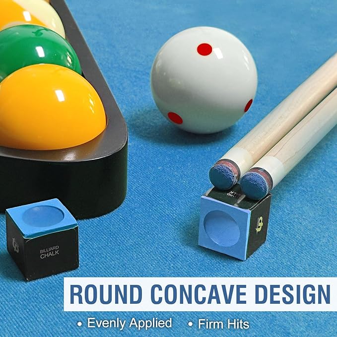 Pool Chalk Cubes Pool Table Accessories for Billiard Table