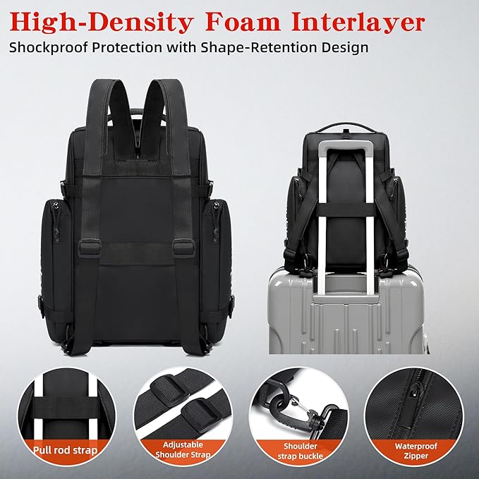 19L Reflective Bike Rack Bag Large Capacity Waterproof Rear Bag with Rain Cover E-Bike Bicycle Accessories Basket Storage Crossbody Saddle Shoulder Rear Seat Luggage Pouch Bag Accesorios Bicicletas