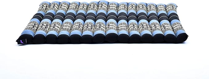 Leewadee Zabuton Seating Cushion – Square Floor Seat for Meditation Exercises, Light Yoga Mat Filled with Kapok