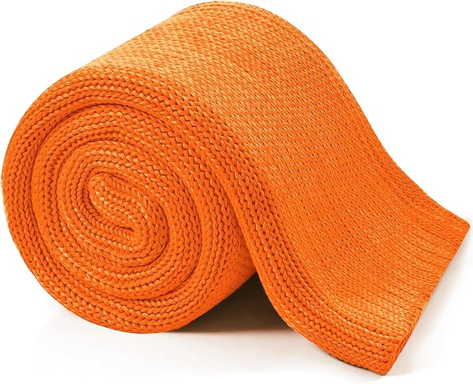 L'AGRATY Knitted Weighted Blanket - 50"x60" 7lbs Cooling Chunky Knit Heavy Blanket for Adults Braided Crochet Throw Thick Cable Yarn Knit Decorative No Beads Evenly Weighted Machine Washable